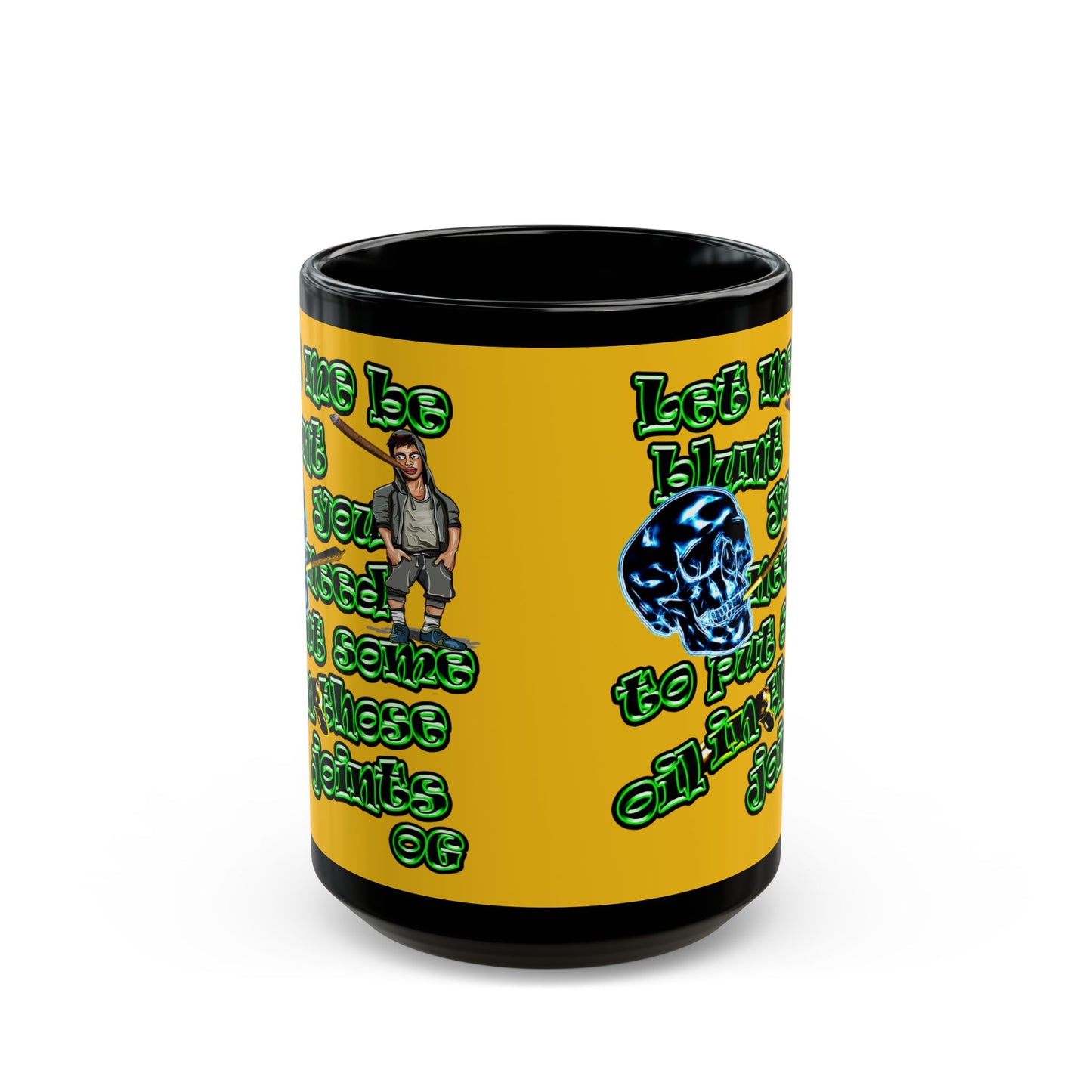og - Black Mug (yellow)