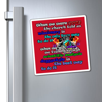 doggystyle - Magnets - (dark red)