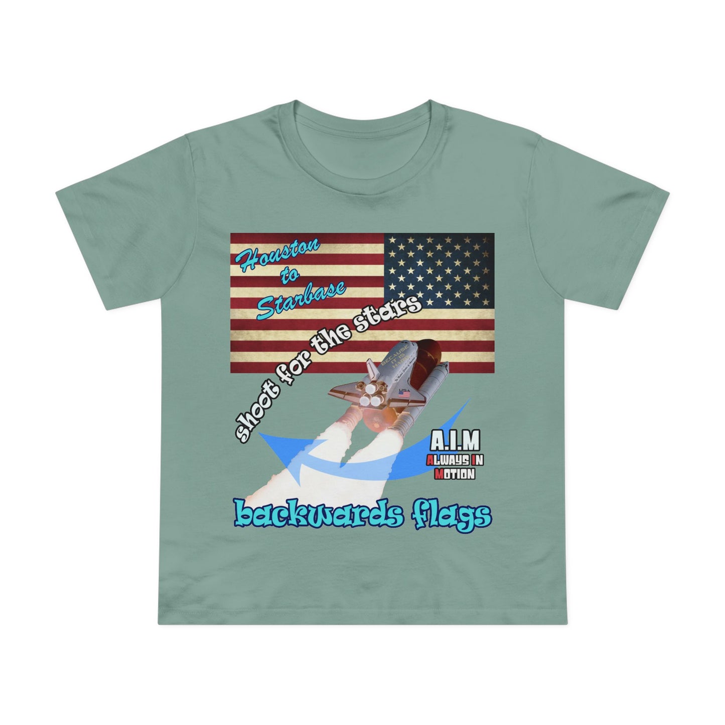 shoot for the stars - Women’s Maple Tee