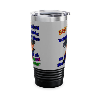 high noon - Ringneck Tumbler, 20oz (light grey)