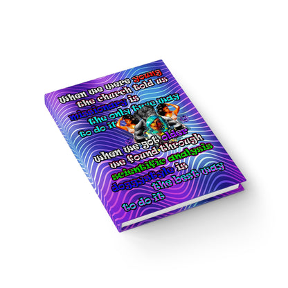 doggystyle - journal-blank (purple wave)