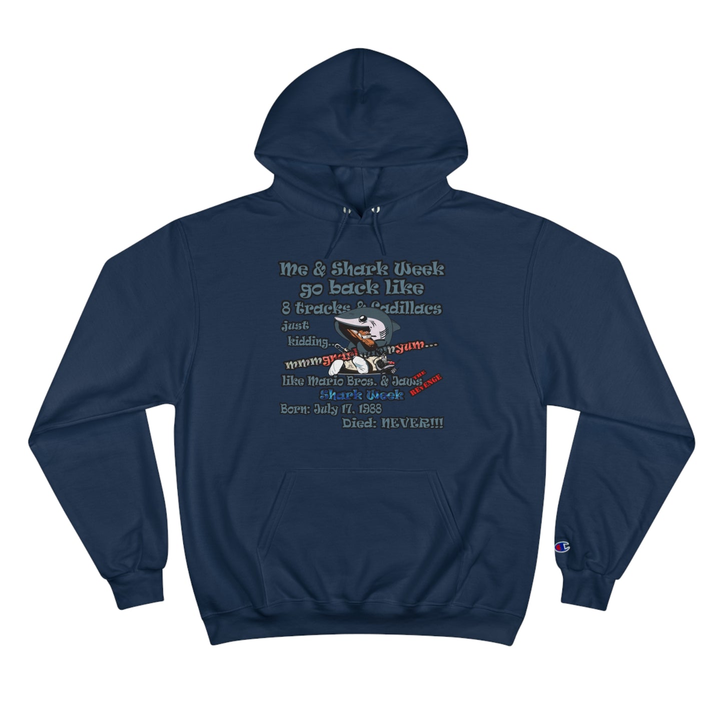 shark week - Champion Hoodie