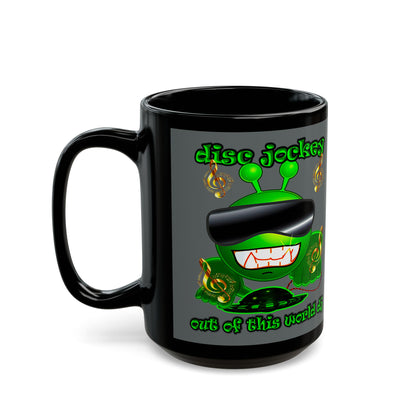 disc jockey - Black Mug (dark grey)
