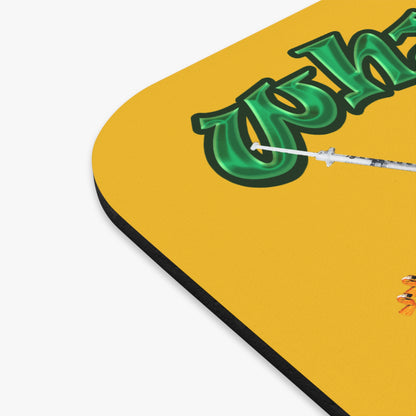 the bum's shit - Mouse Pad (Rectangle) (yellow)