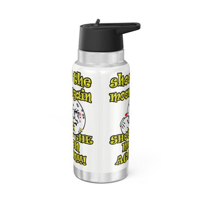 shoot the moon again - Gator Tumbler, 32oz (white)
