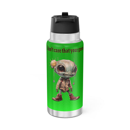 I don't care that your grey - Gator Tumbler, 32oz  (logo green)