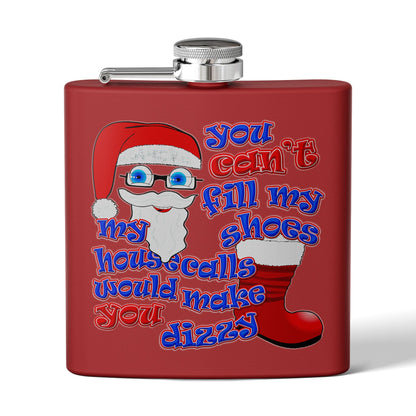 santa's shoes - Stainless Steel Flask