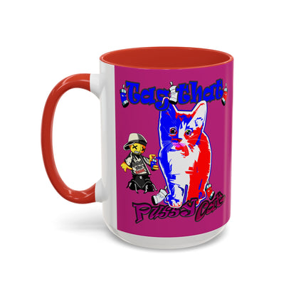 tag that - Accent Mug (pink)