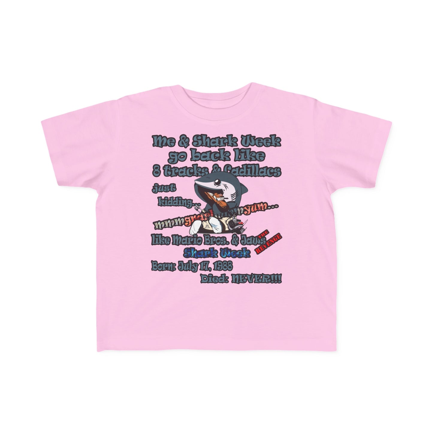 shark week - Toddler's Fine Jersey Tee