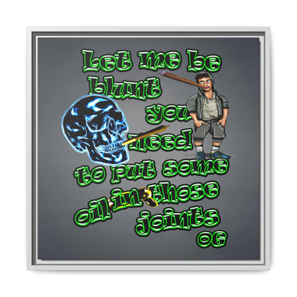 og - framed canvas art (grey-light grey)