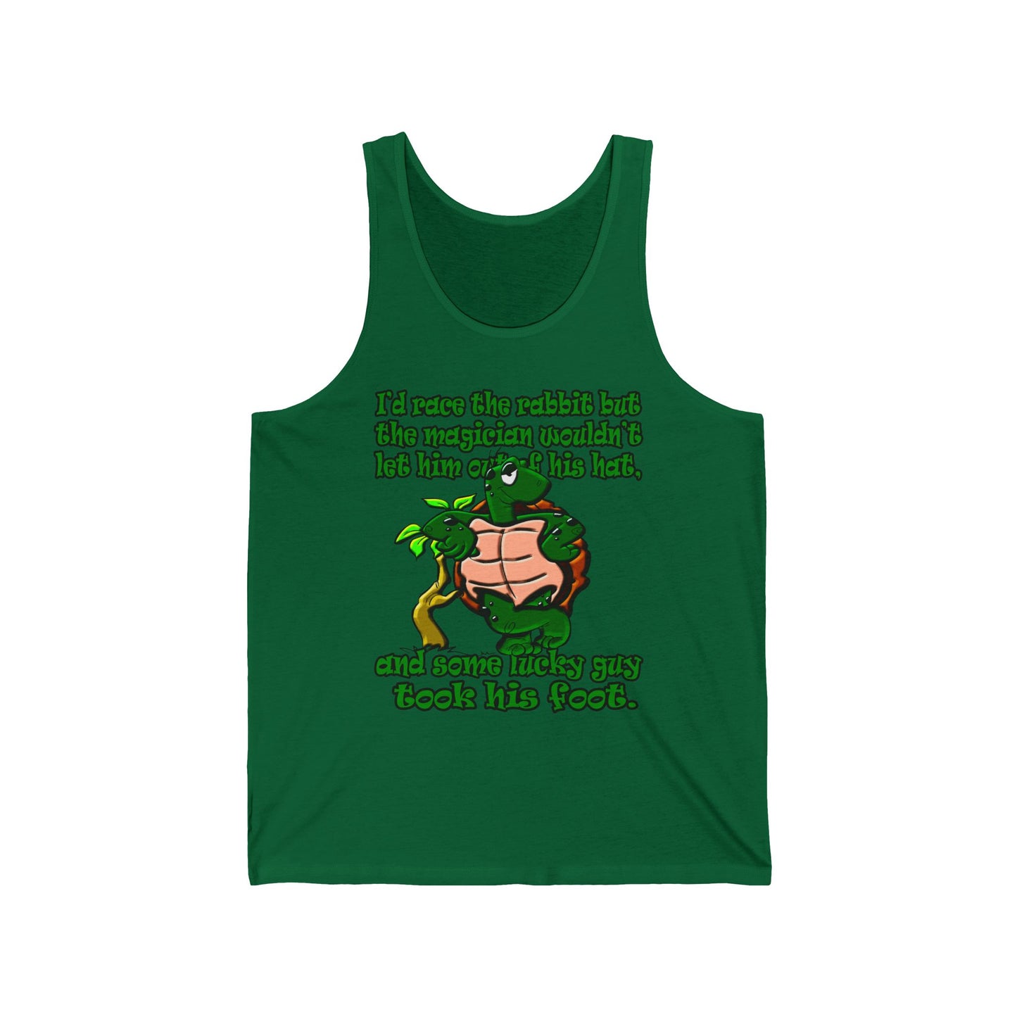 turtle race - Unisex Jersey Tank