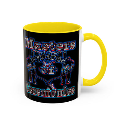 em cee squared - Accent Mug (black)