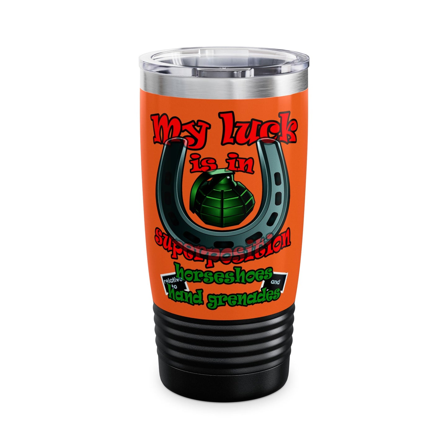 my luck - Ringneck Tumbler, 20oz (orange)