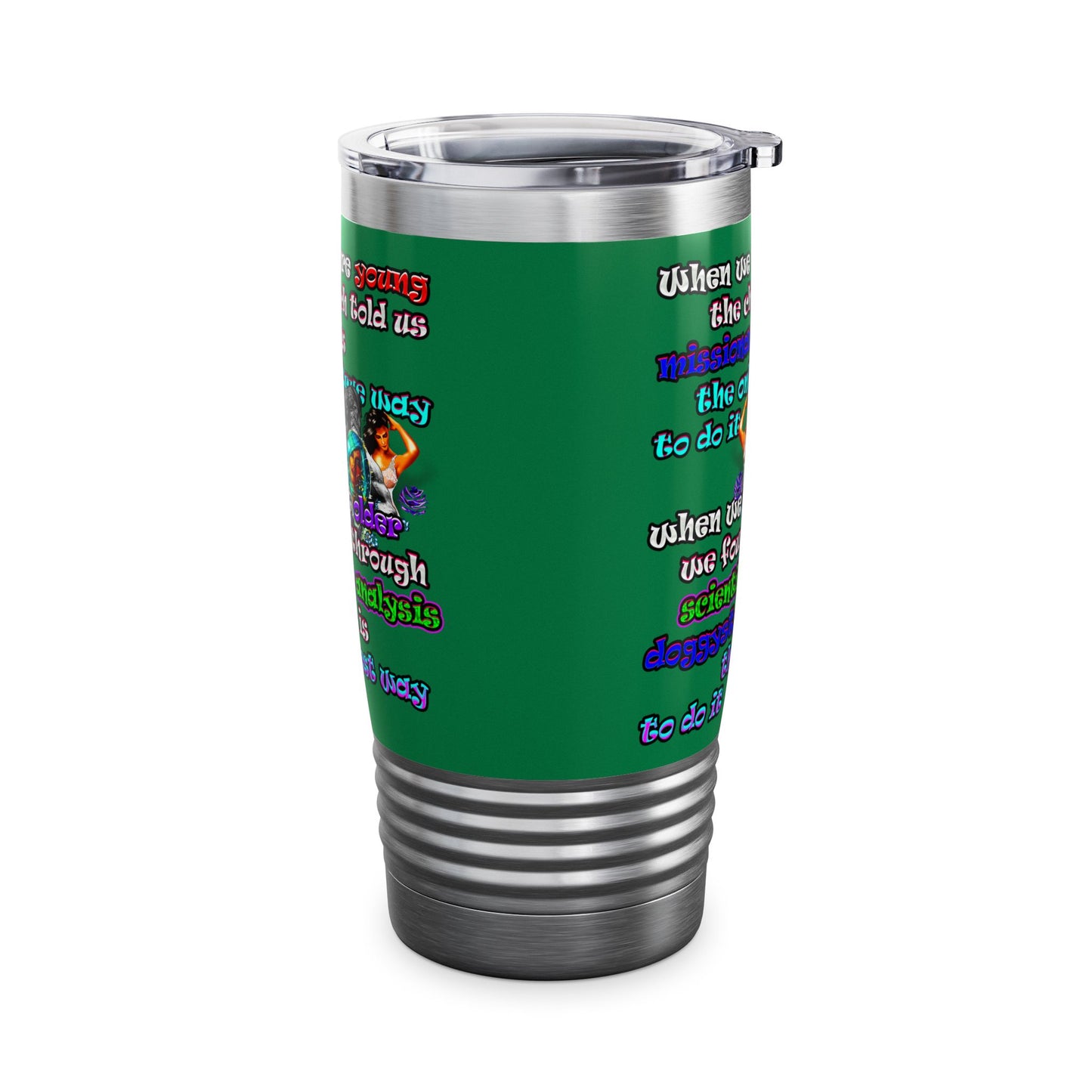 doggystyle - Ringneck Tumbler, 20oz (dark green)