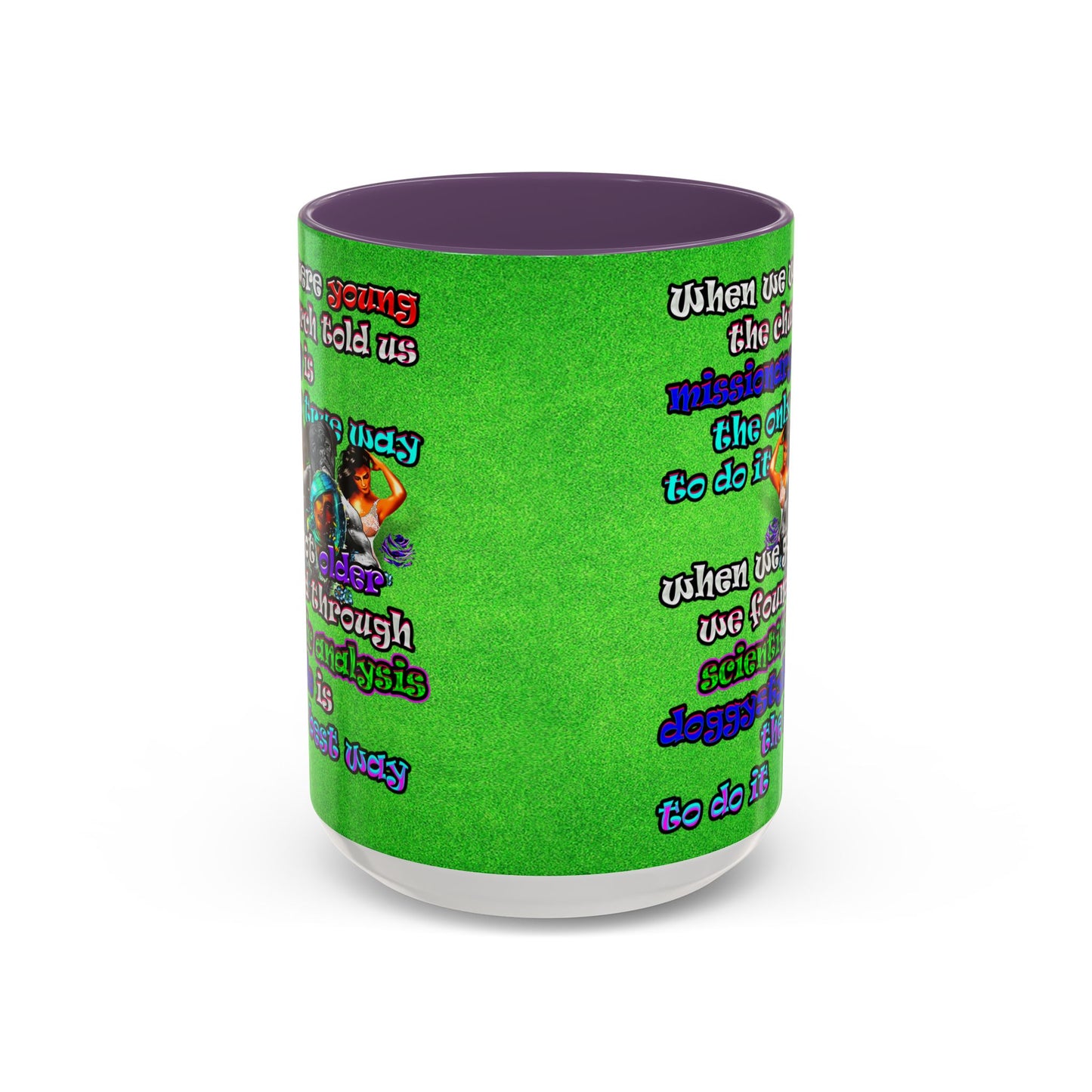 doggystyle - Accent Mug (green turf)