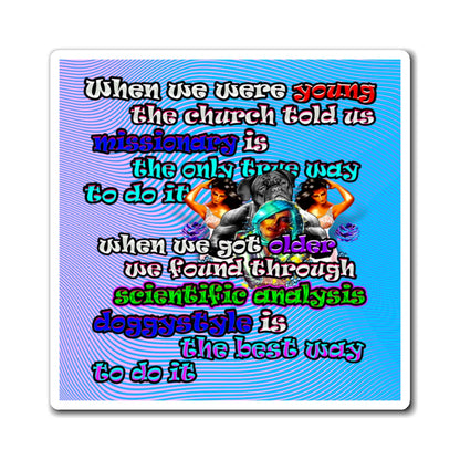 doggystyle - Magnets - (light blue-purple wave)