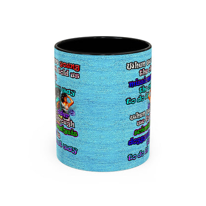 doggystyle - Accent Mug (faded blue)
