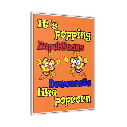 popping like popcorn - framed canvas art (crusta)