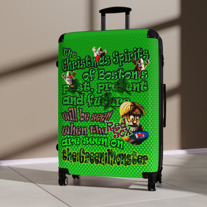 christmas spirits of boston - Suitcase (logo green)