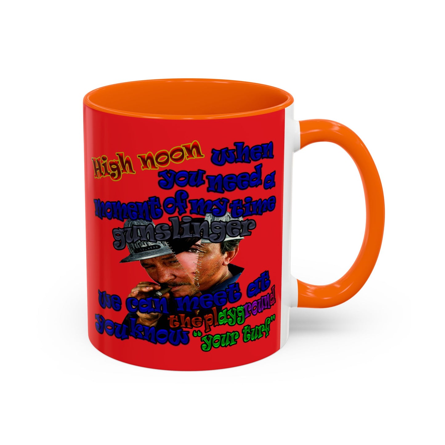 high noon - Accent Mug (red)