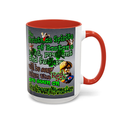 christmas spirits of boston - Accent Mug (brushed nickel)