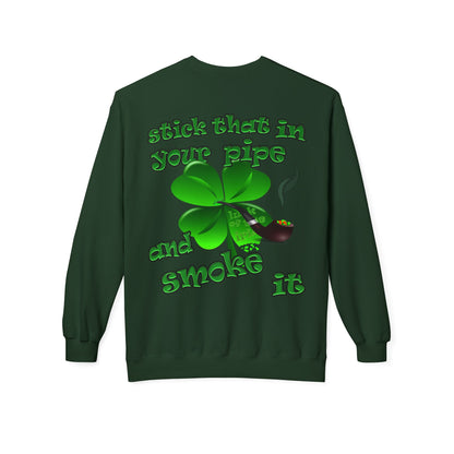 celtics logo - Unisex Midweight Softstyle Fleece Crewneck Sweatshirt
