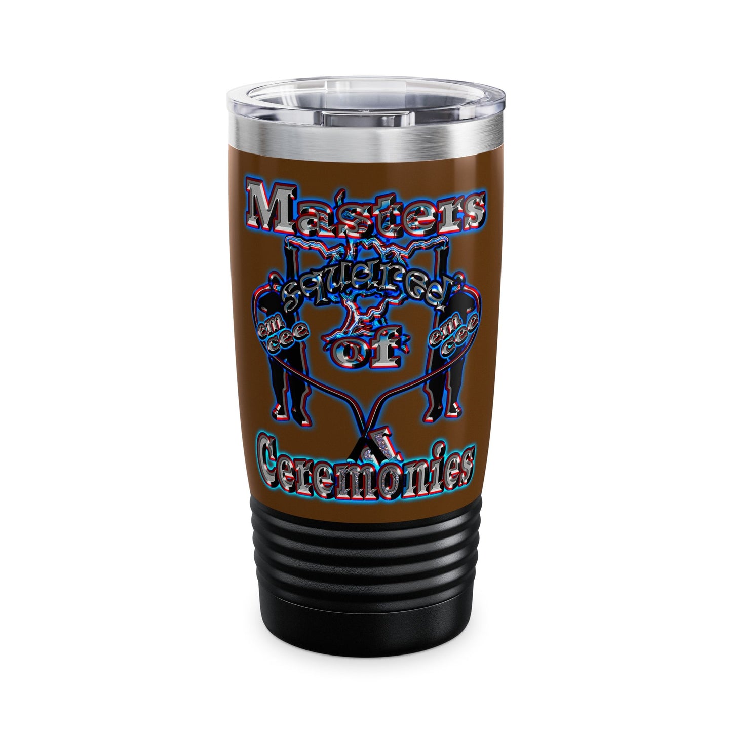 em cee squared - Ringneck Tumbler, 20oz (brown)