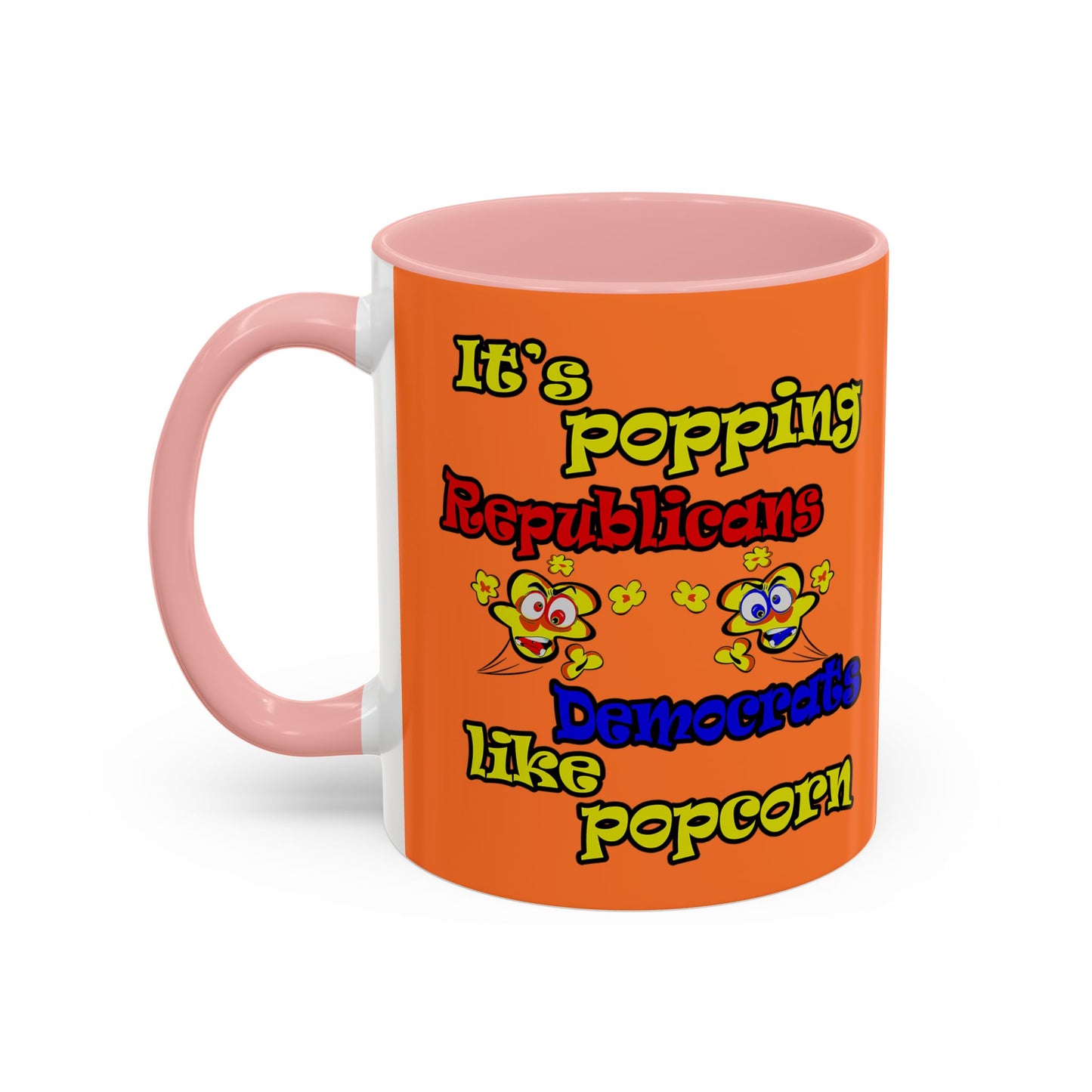 popping like popcorn - Accent Mug (crusta)