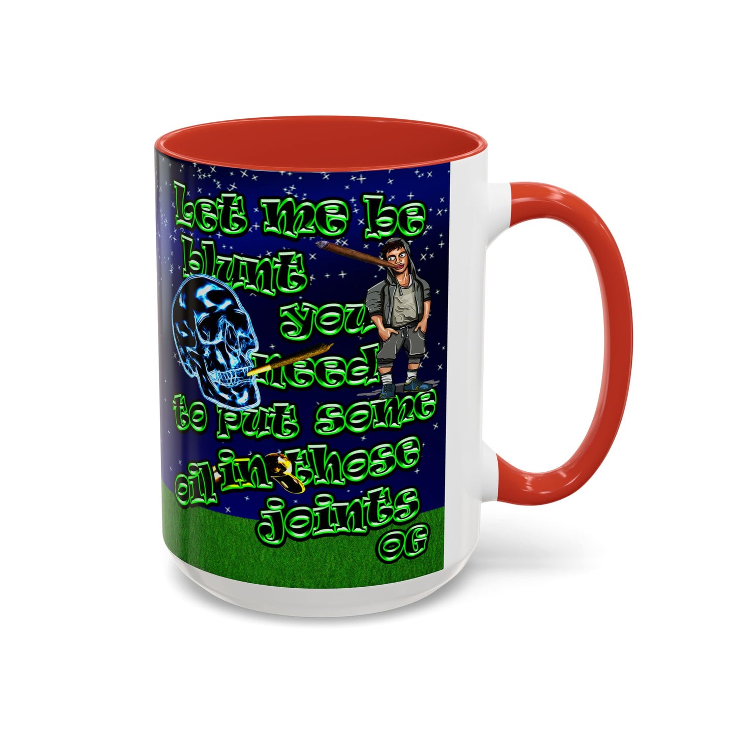 og - Accent Mug ('snoops' background)