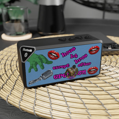 hoes b4 bros - Jabba Bluetooth Speaker (light blue)