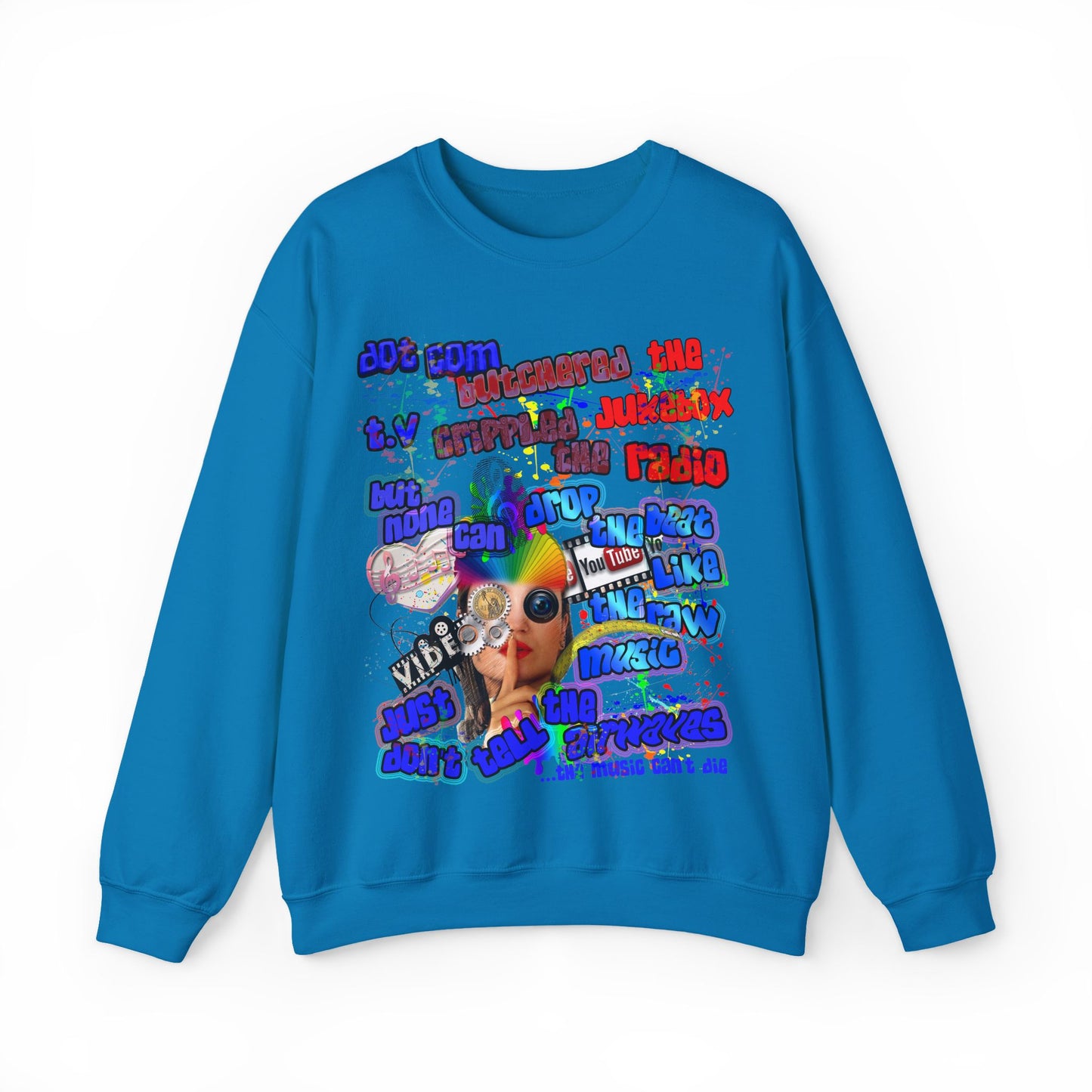 drop the beat - Unisex Heavy Blend™ Crewneck Sweatshirt