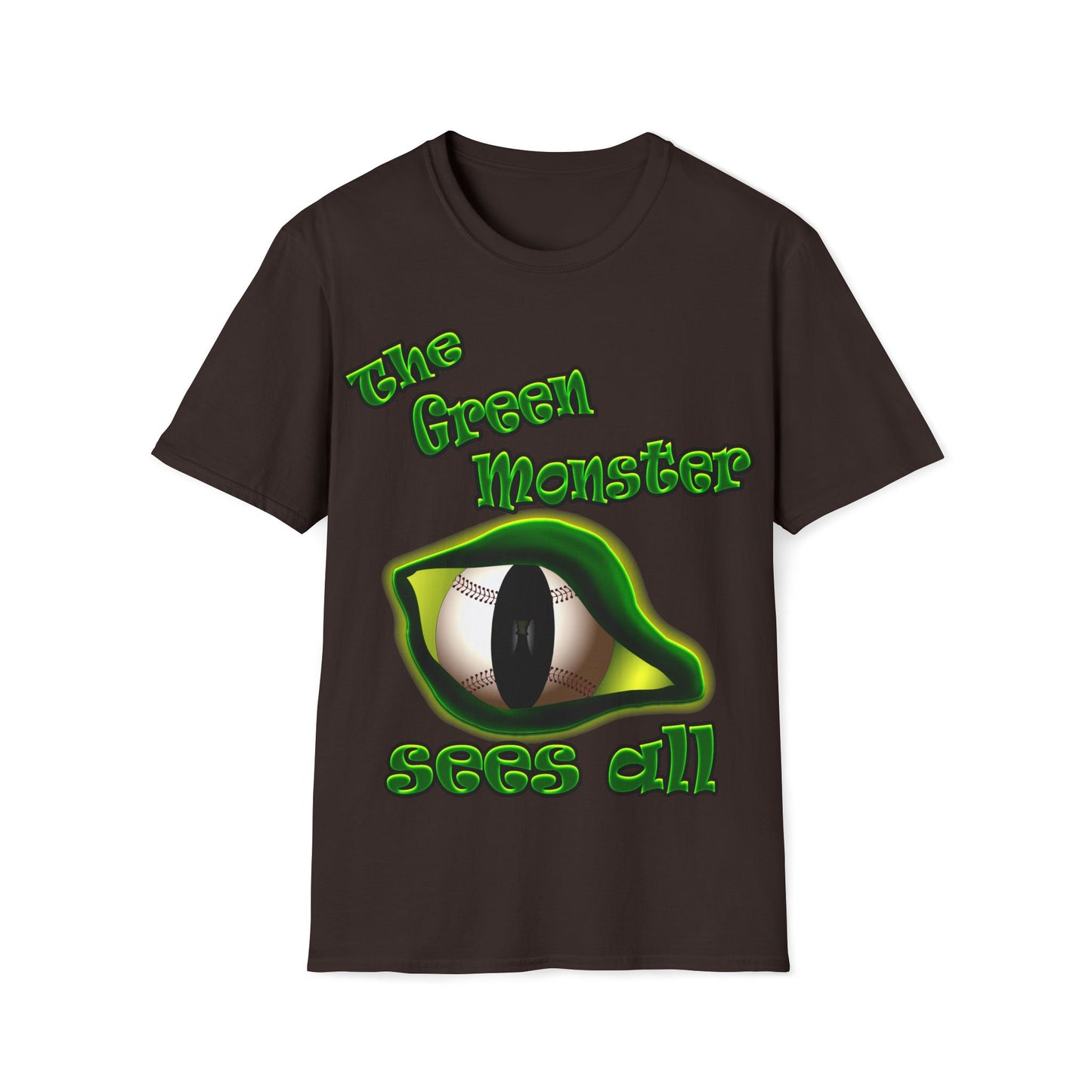 green monster - Unisex Softstyle T-Shirt