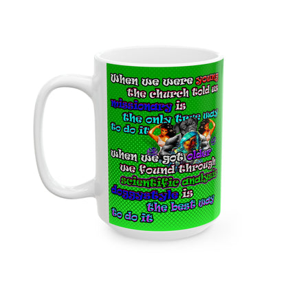 doggystyle - White Mug (logo green)