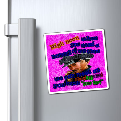 high noon - Magnets - (pink swirl)
