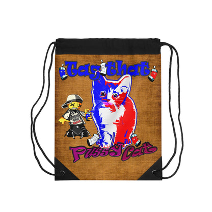 tag that - Drawstring Bag (dichromatic brown papyrus)