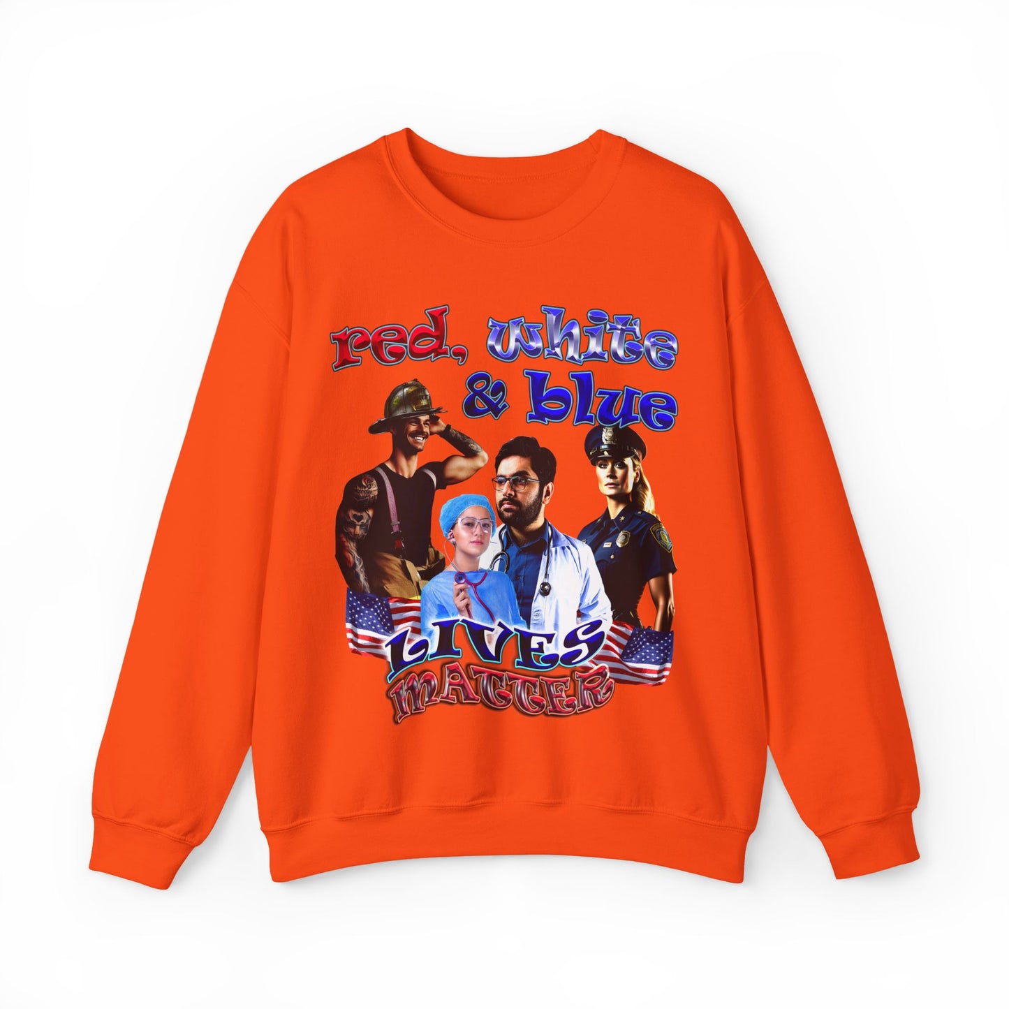 rw&b lives matter - Unisex Heavy Blend™ Crewneck Sweatshirt