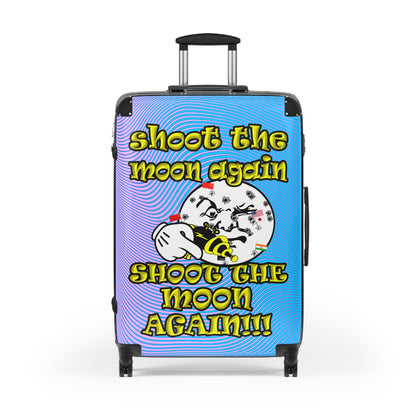 shoot the moon again - Suitcase (light blue-purple wave)