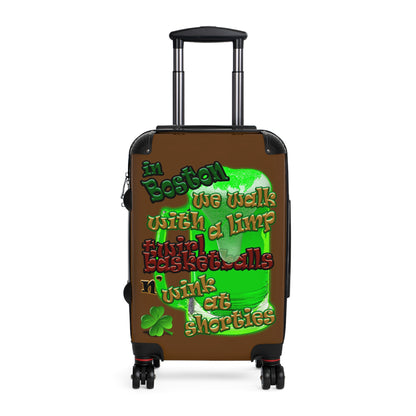 celtics logo - Suitcase (brown)