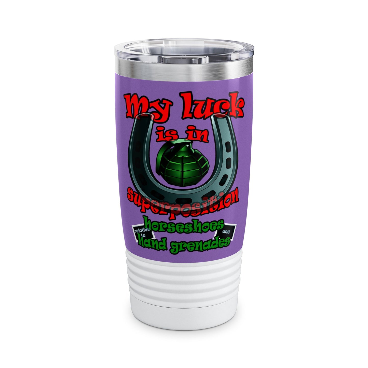 my luck - Ringneck Tumbler, 20oz (light purple)