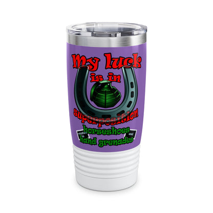 my luck - Ringneck Tumbler, 20oz (light purple)