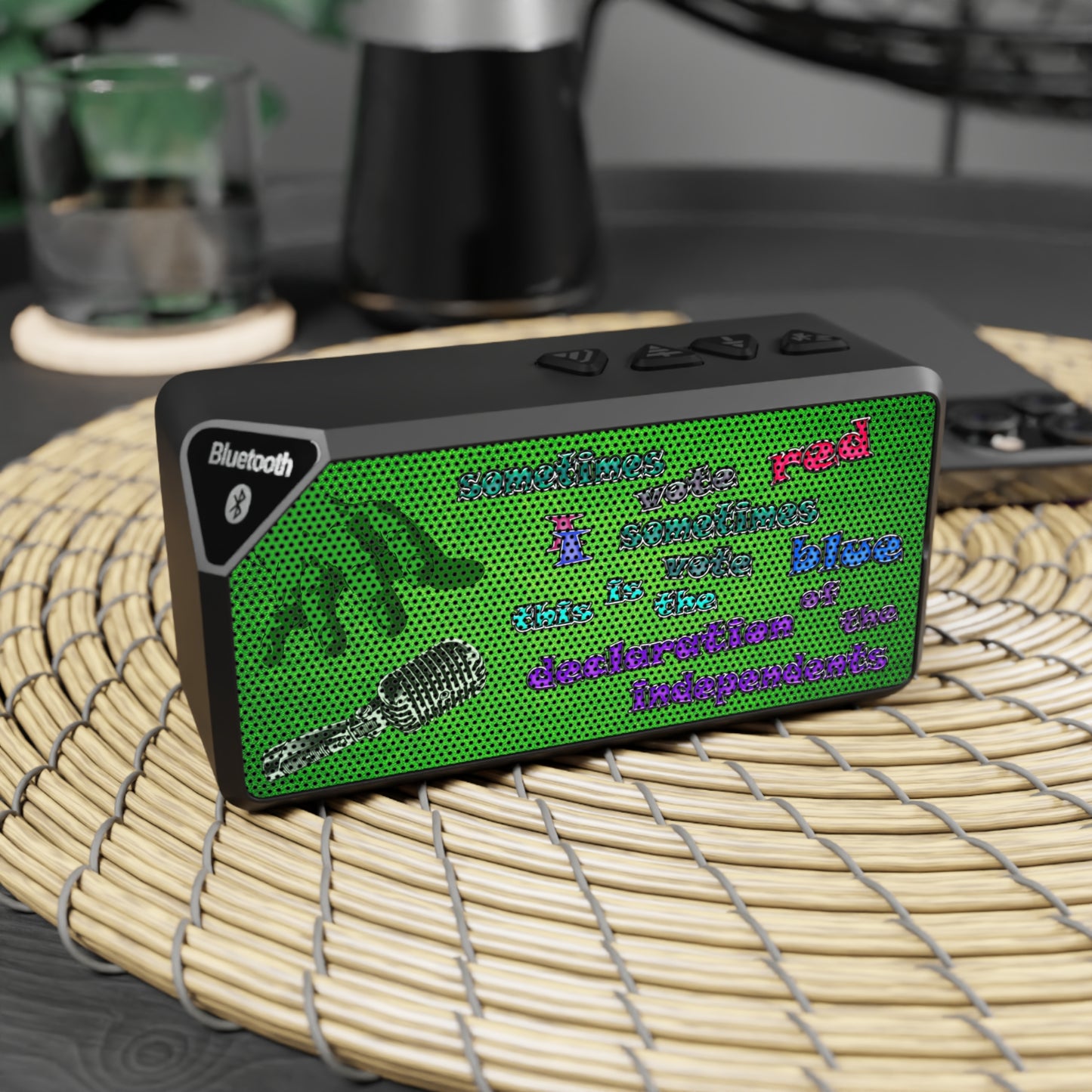 declaration of the independents - Jabba Bluetooth Speaker (green turf)