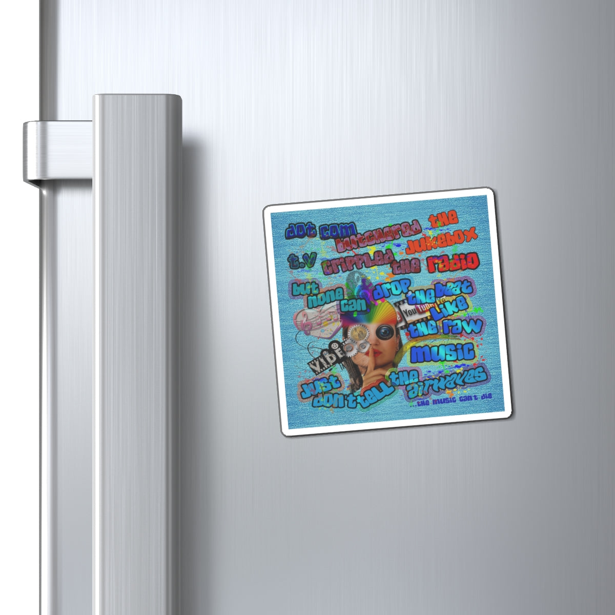 drop the beat - Magnets - (faded blue)