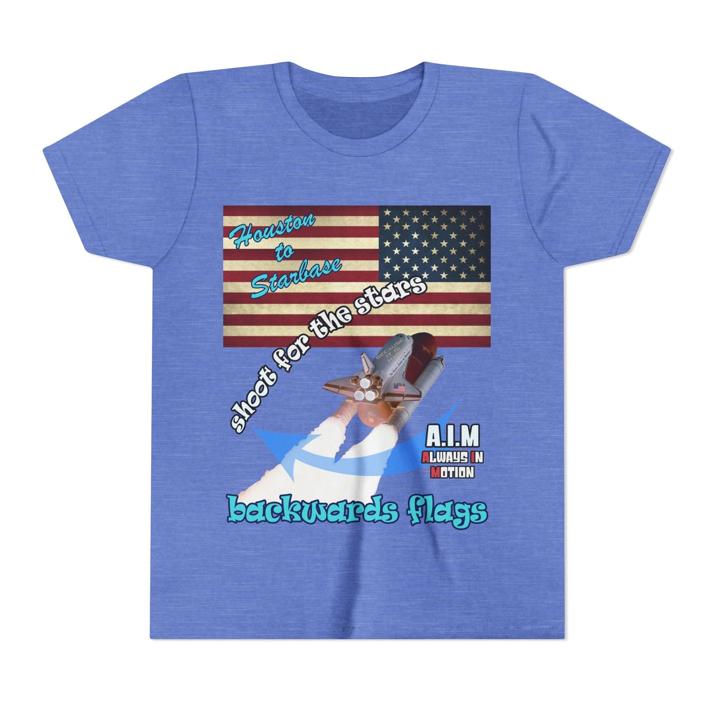 shoot for the stars - Youth Short Sleeve Tee
