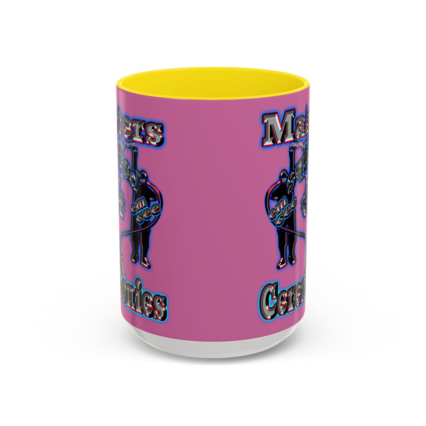 em cee squared - Accent Mug (light pink)