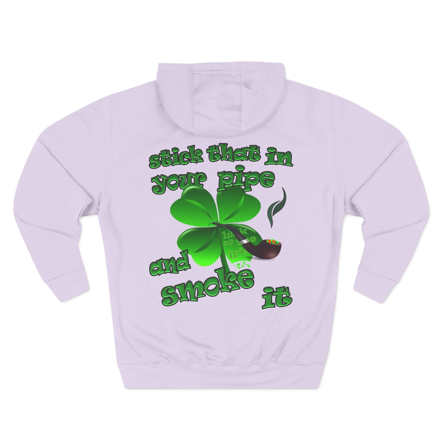 celtics logo - Three-Panel Fleece Hoodie
