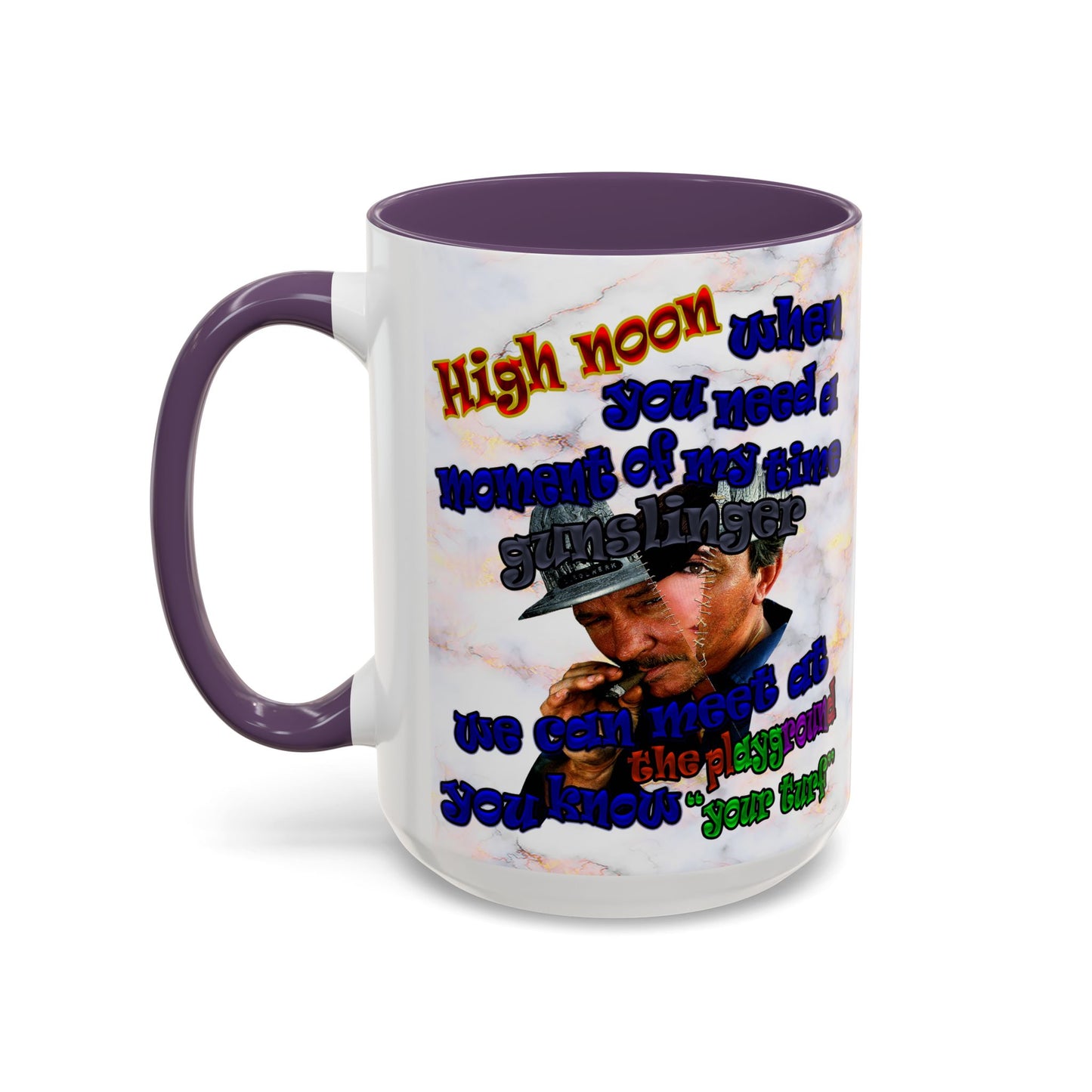 high noon - Accent Mug (white marble)