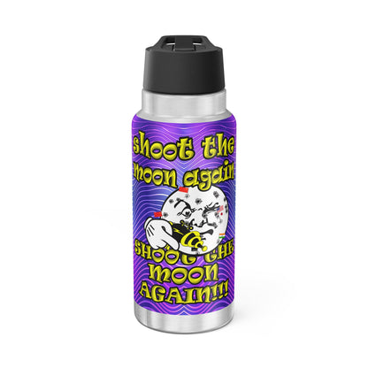 shoot the moon again - Gator Tumbler, 32oz  (purple wave)