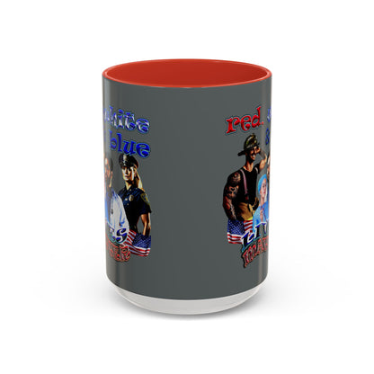 rw&b lives matter - Accent Mug (dark grey)