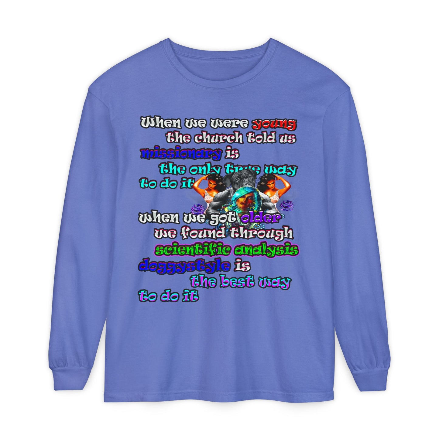 doggystyle - Unisex Garment-dyed Long Sleeve T-Shirt