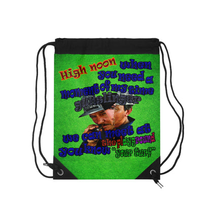 high noon - Drawstring Bag (green turf)